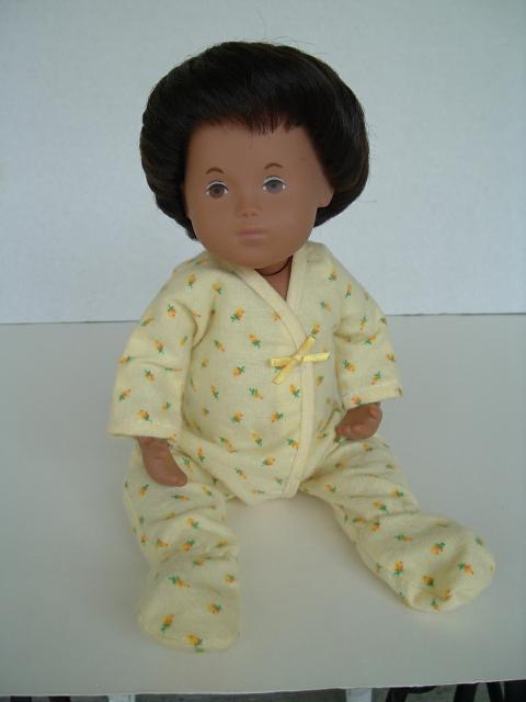 PATTERN FOR SASHA TODDLER/BABY FOOTED SLEEPER