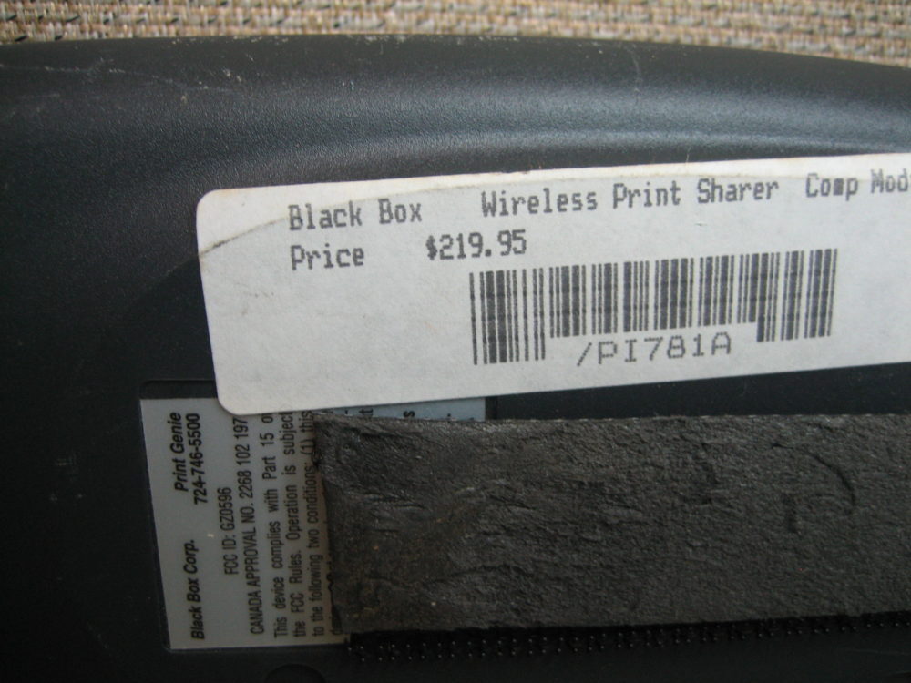 Black Box Wireless Print Sharer Computer Module - Free Shipping