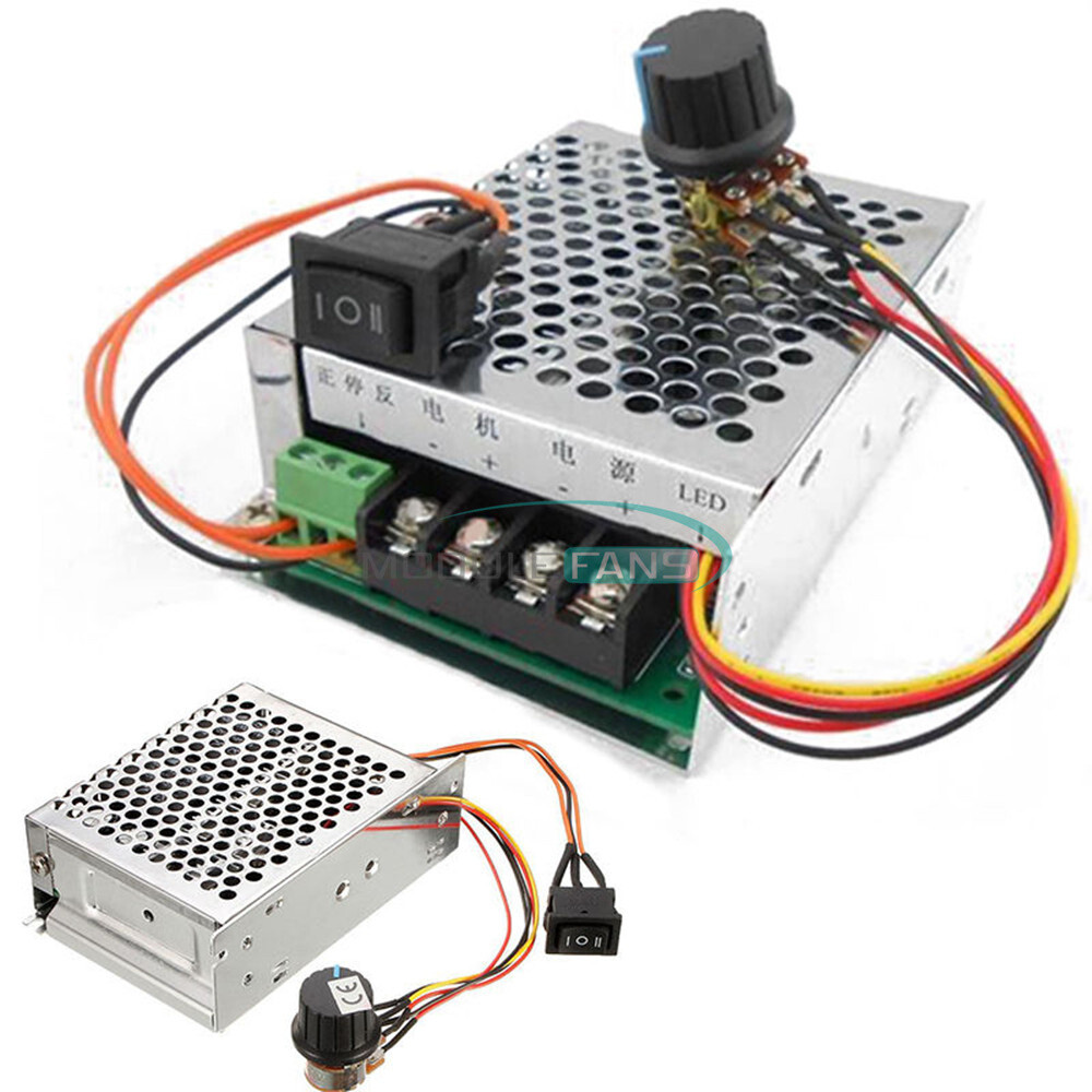 DC 10-50V 40A PWM  Motor Speed Control Controller CW CCW Reversible Pulse Driver