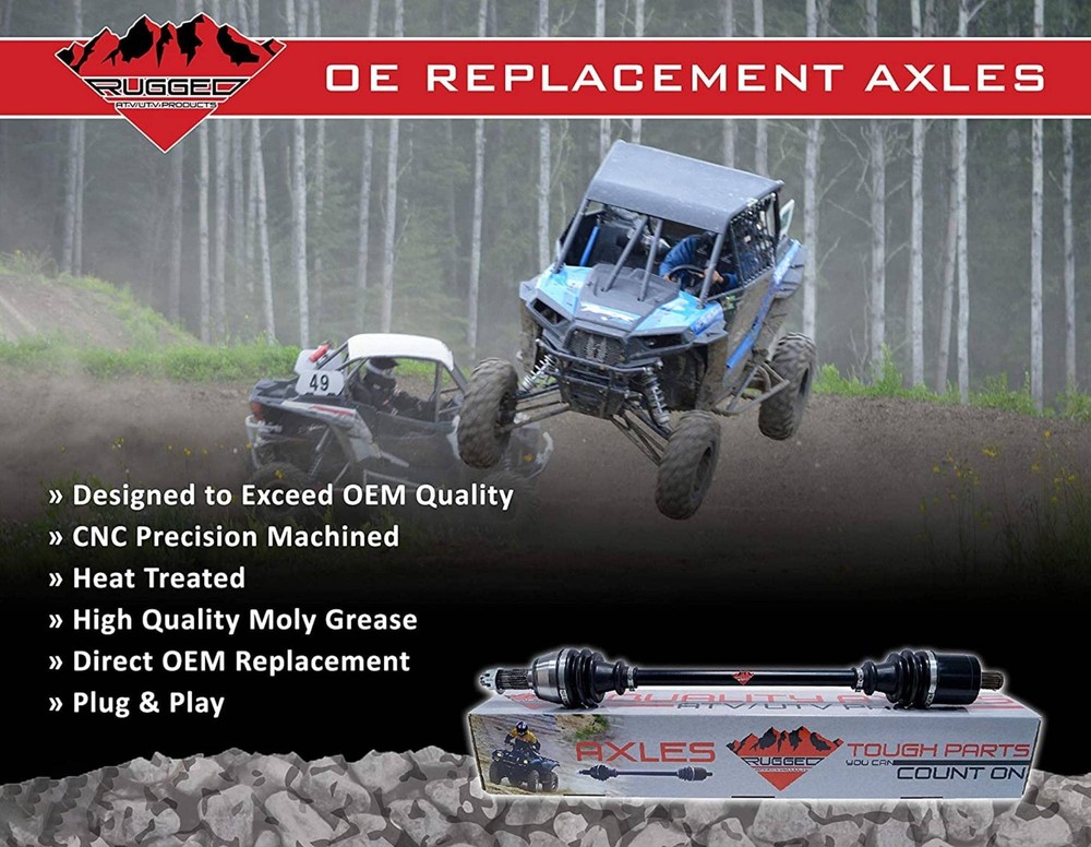 RUGGED Performance Axle for Segway Villain Front Left
