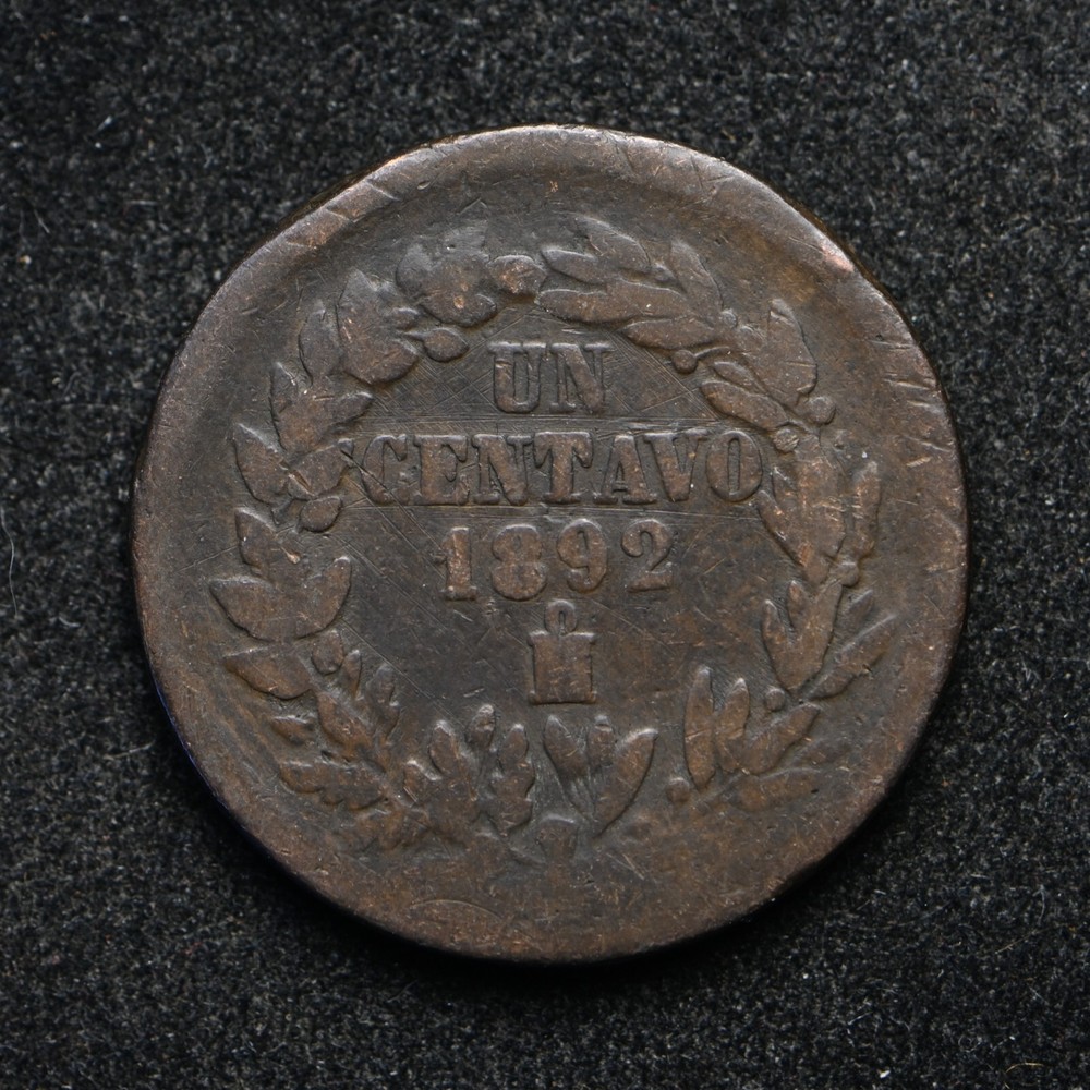 1892-MO Mexico Un Centavos (bb18107)