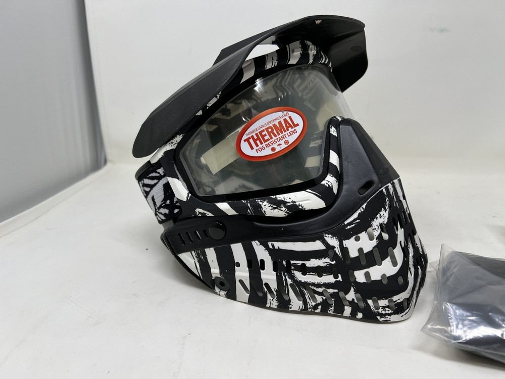 JT Proflex paintball mask- Zebra - Used