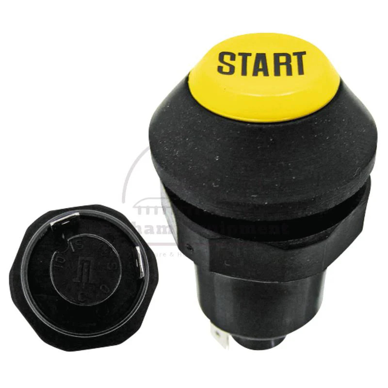 11215050XX Yellow Engine Start Push Button Switch 12/24V Ø30mm