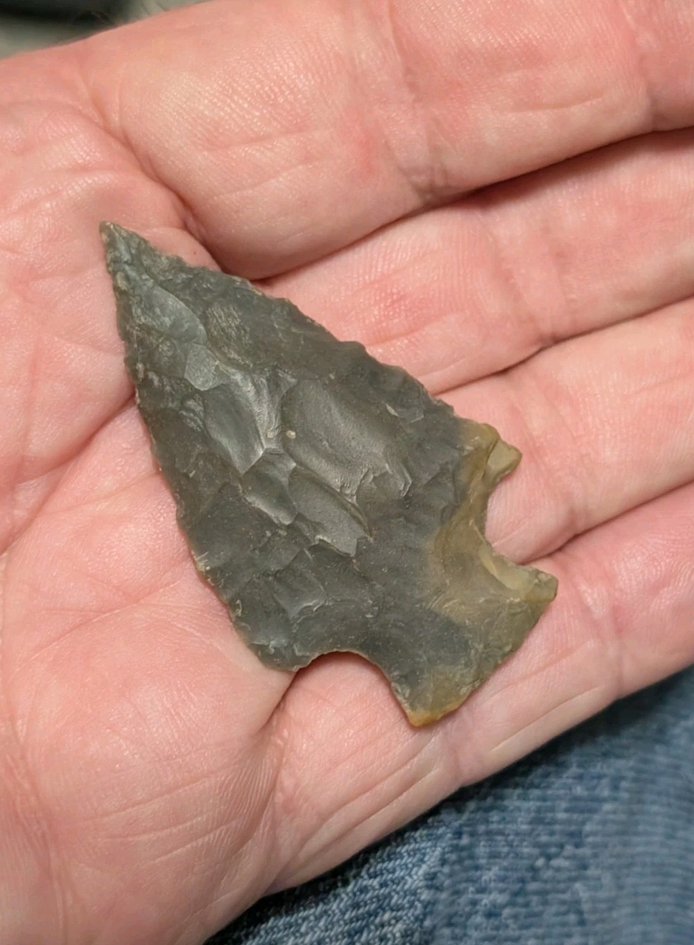Awesome McIntire, 2 3/16", North Central Alabama, Bangor, Authentic Arrowhead