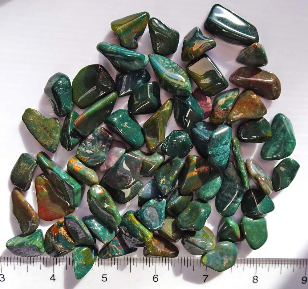 Fancy Jasper - 5 ounces Medium/Small Tumbled Stones rt545b