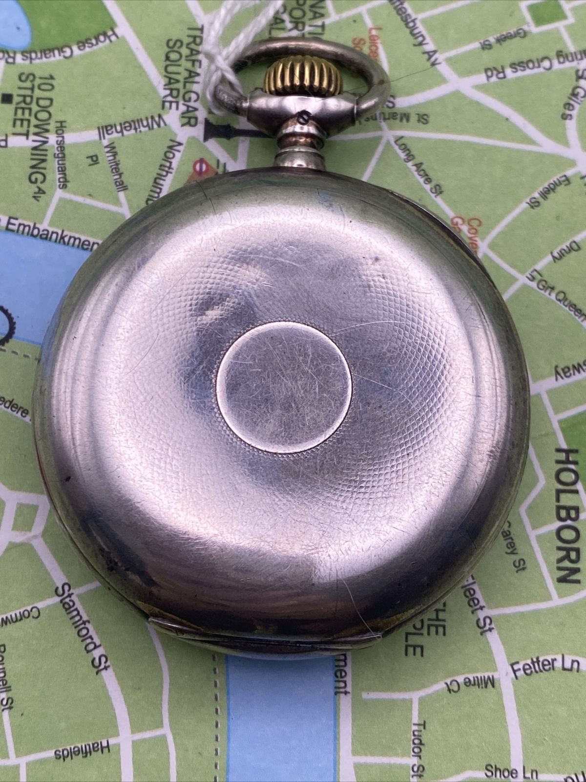 Silver IWC pocket Watch, Montre