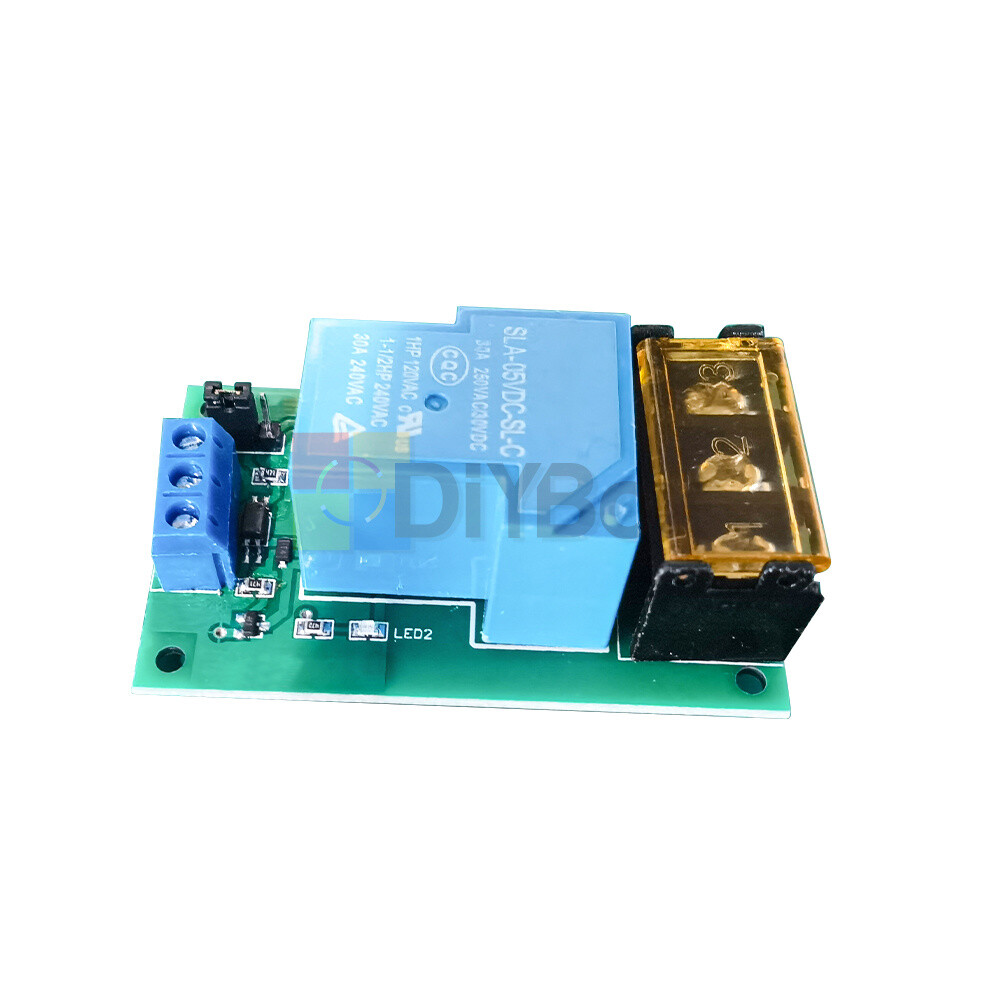 YYG-2 30A 1-Way High/Low Level Trigger Optocoupler Isolation Relay Module