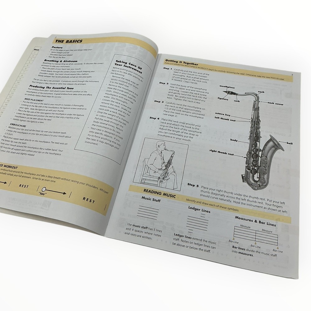 Essential Elements 2000 Plus DVD CD Tenor Saxophone Book 1 Hal Leonard 2004