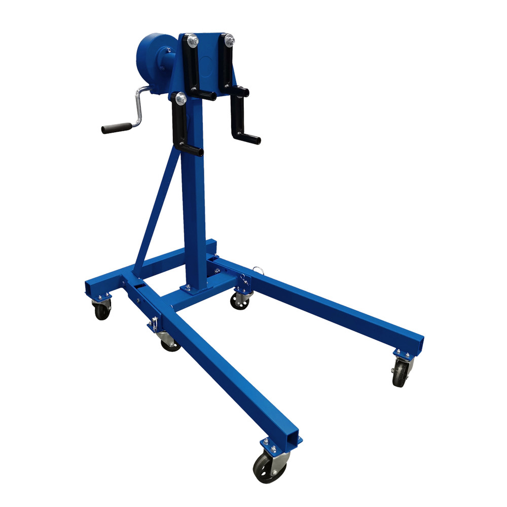 K Tool 62110A 1100 lb Engine Stand with Gear Driven Rotation Folding Frame