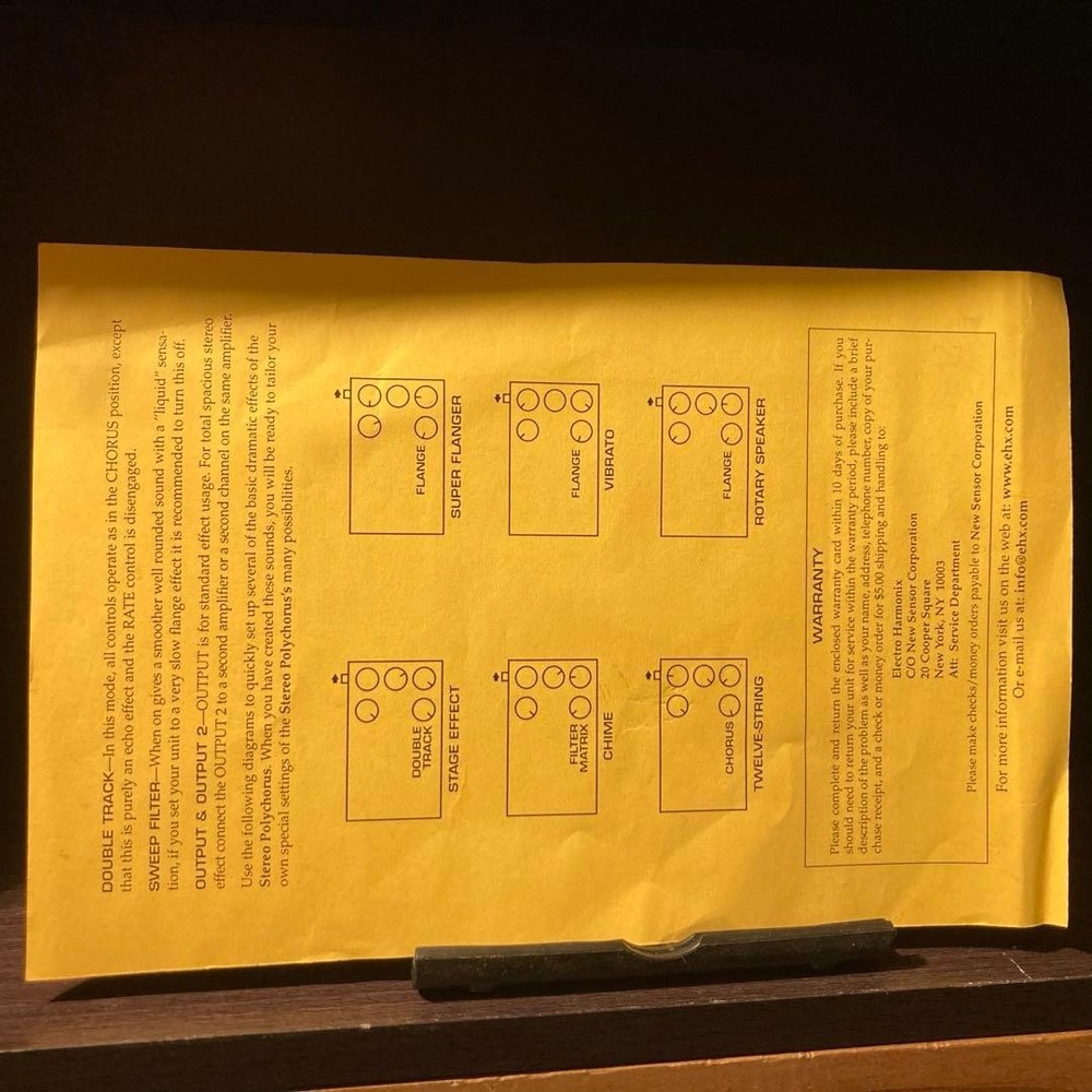electro-harmonix POLY CHORUS