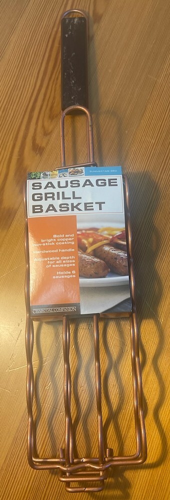 NEW Backyard Grill Sausage Basket