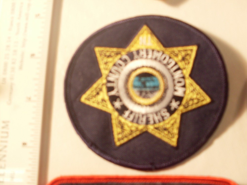 Police Sheriff Security Emblems Patches Embroidered Patch for display only