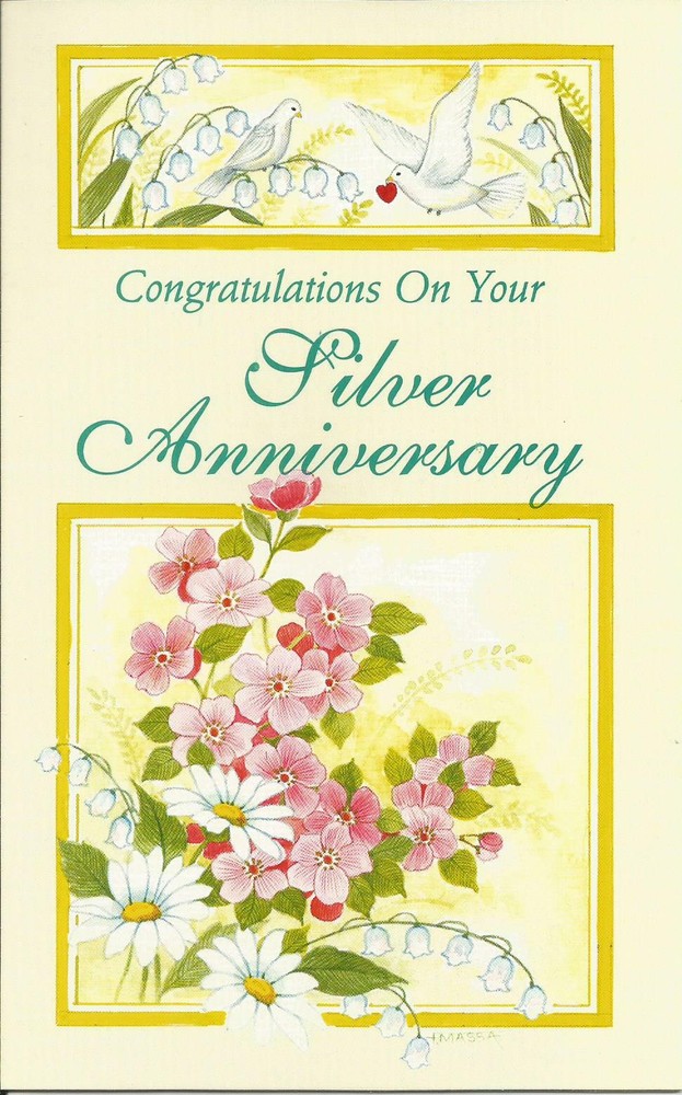 Congratulations On Your Silver Anniversary (A)