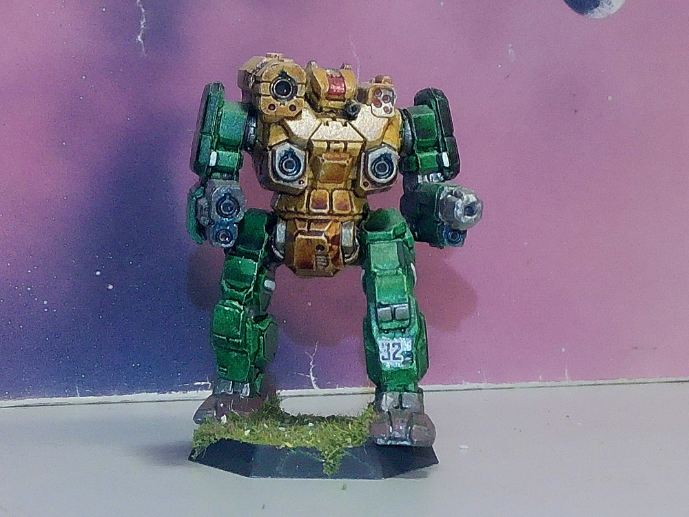 BATTLETECH WARLORD MECH [NORTHWIND HIGHLANDERS] (CATALYST, PLASTIC, PAINTED)