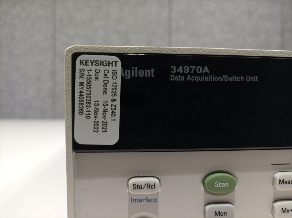 Agilent 34970A, Data Acquisition/Switch Unit #