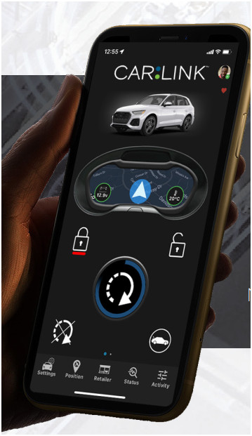 Audiovox CarLink ASCL7 Remote Start/Security Android iOS Smartphone Control Unit