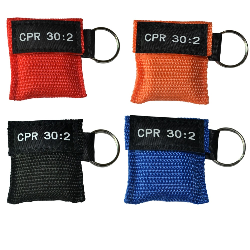 10 pcs CPR Keychain Face Shield CPR Face Mask For First Aid Training