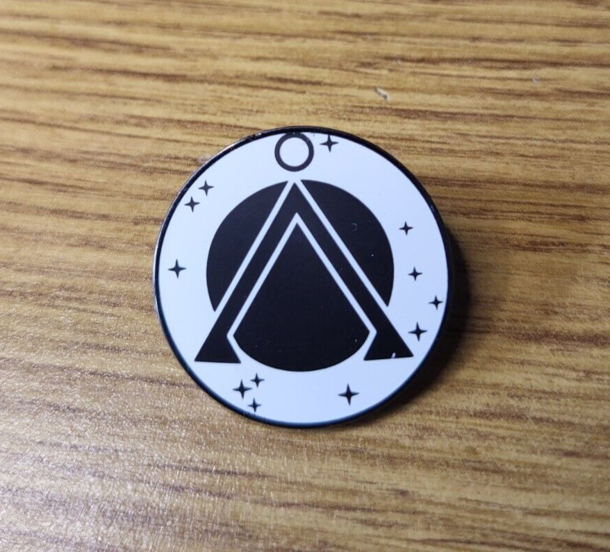 Stargate SG-1 Earth Logo Metal Pin 1 inch