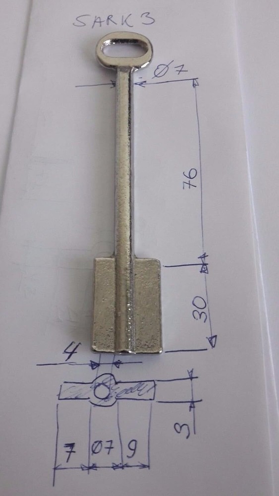 SARK3 /Safe Key blank