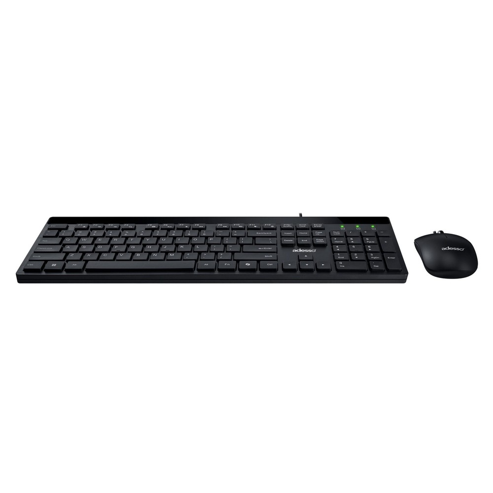 AKB-140CB USB Keyboard Mouse Combo 104 Key Optical Quiet Keys