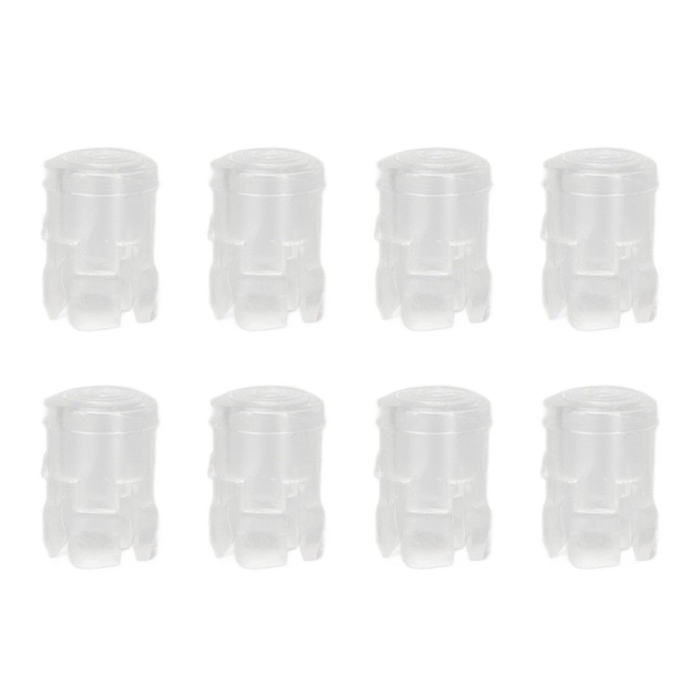 ♡ 100Pcs LED Light Emitting Diode Shade Transparent Cap Protective Cover