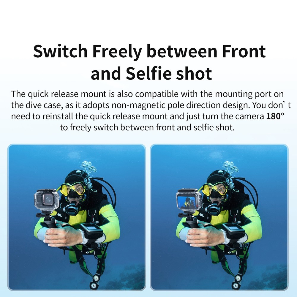 60M Diving Waterproof Protective Case Accessory For Insta360 ACE Pro Camera tt