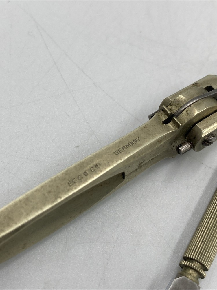 Vintage Ecco Germany Drafting Compass Nice Shape