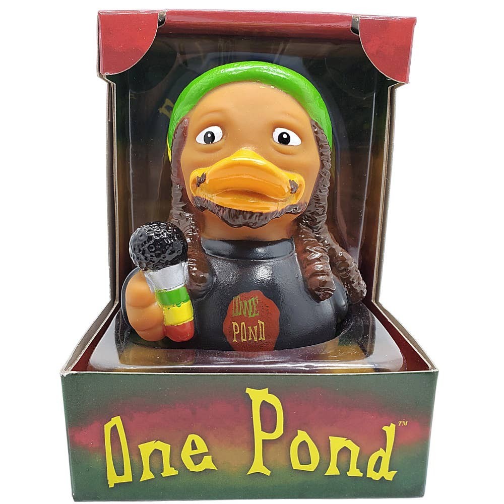 One Pond – CelebriDucks Rubber Duck 🎤🦆🇯🇲Reggae-vibe collectible duck in...
