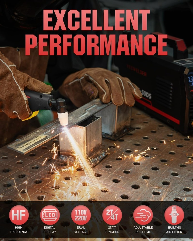 Professional YESWELDER Plasma Cutter with Air Filter, Lightweight & Efficient