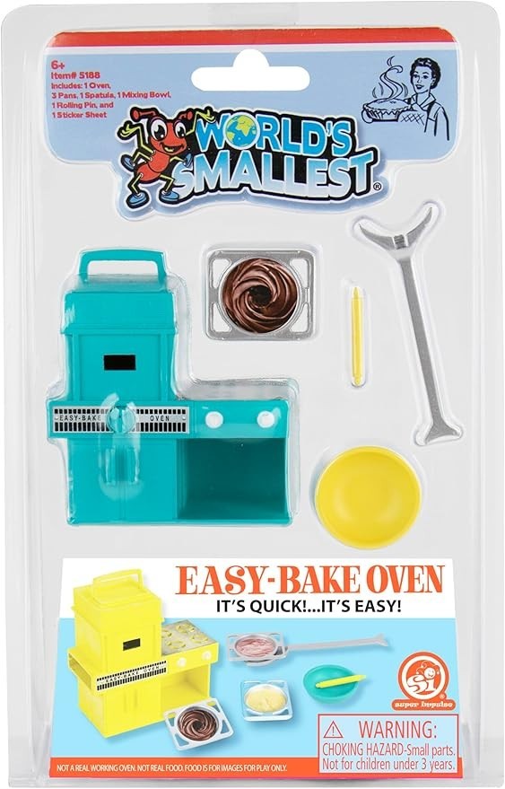 Super Impulse World's Smallest Easy Bake Oven Turquoise - NEW