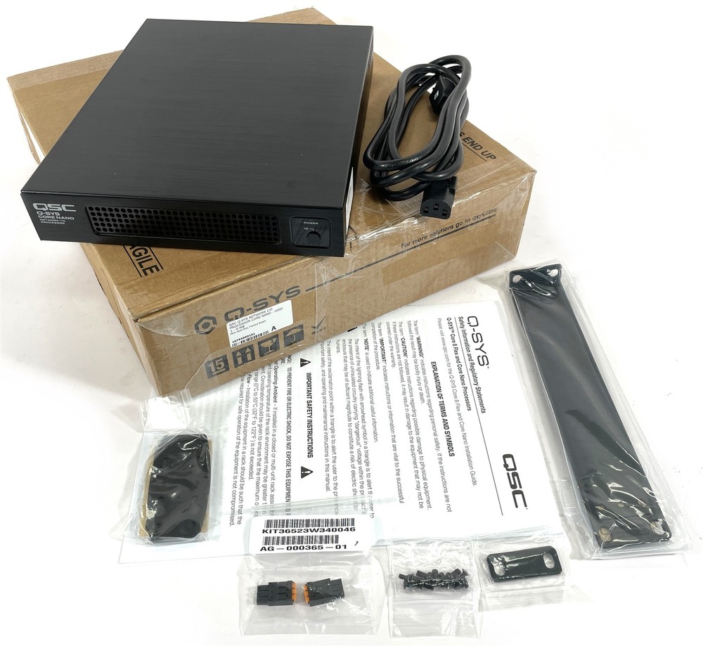 Open Box QSC Q-SYS Core Nano Network I/O Processor