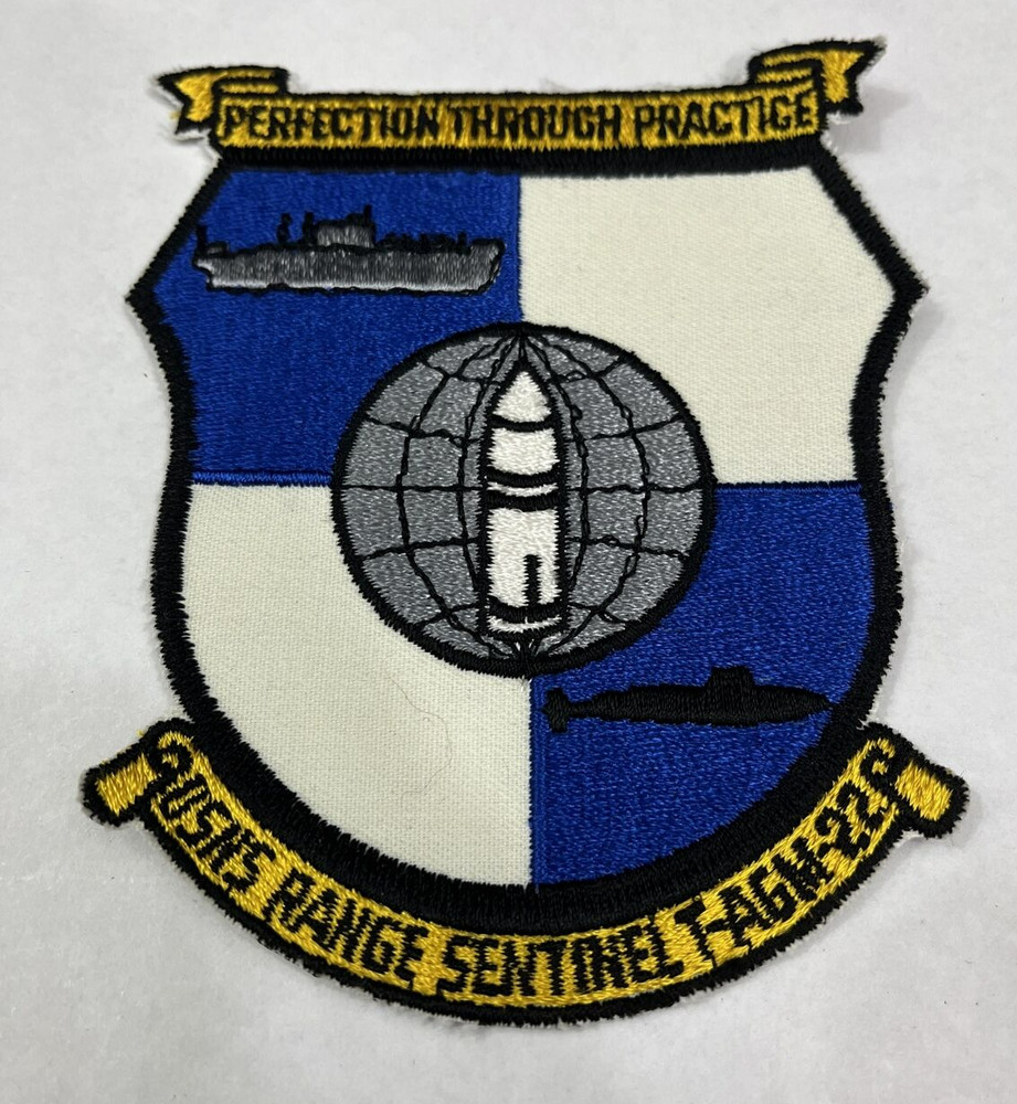 USNS Range Sentinel T-AGM-22 Navy Missile Range Ship Embroidered Patch