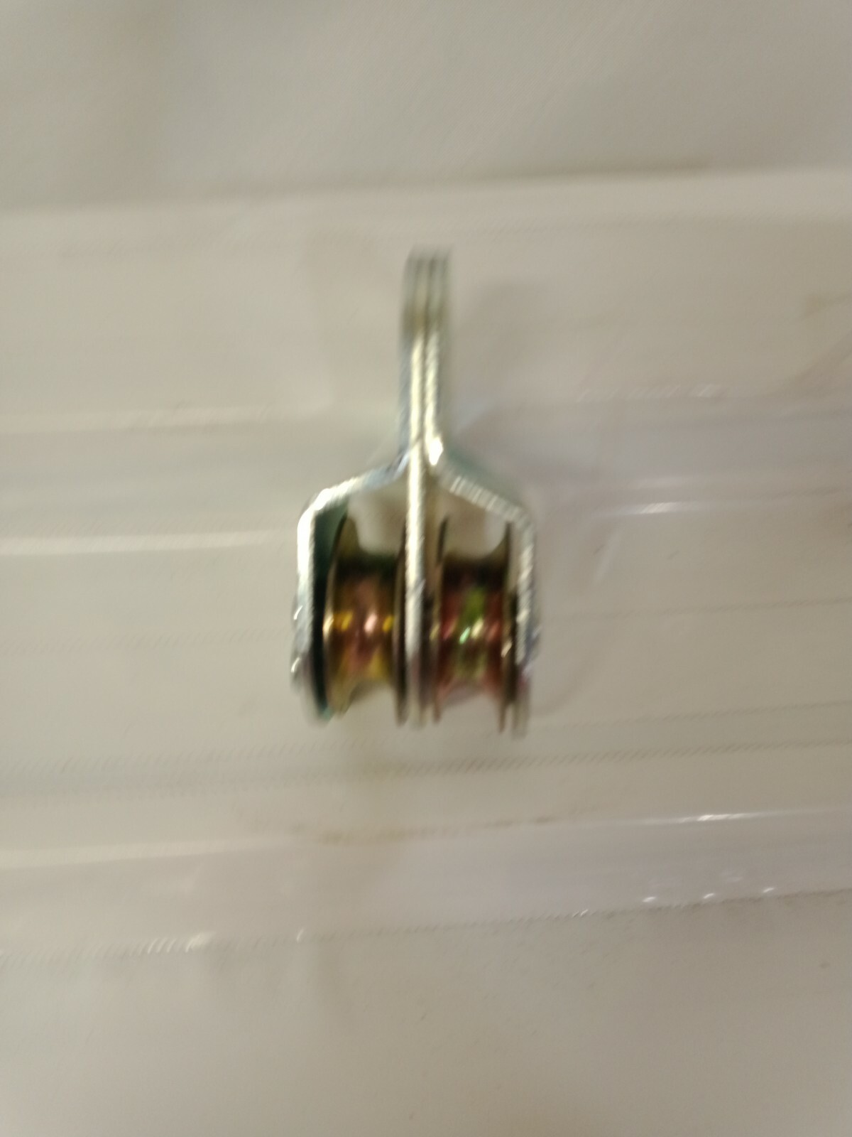 Fixed Double Pulleys in Zinc 1-1/2" National Hardware N199-810 3214BC