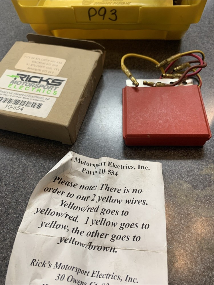 Ricks Regulator/Rectifier 10-554