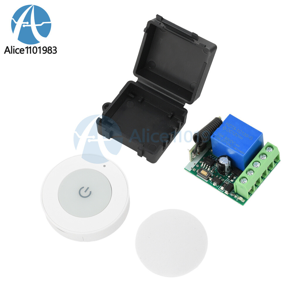 433Mhz Universal Wireless Remote Control Switch DC 12V Receiver Transmitter Set