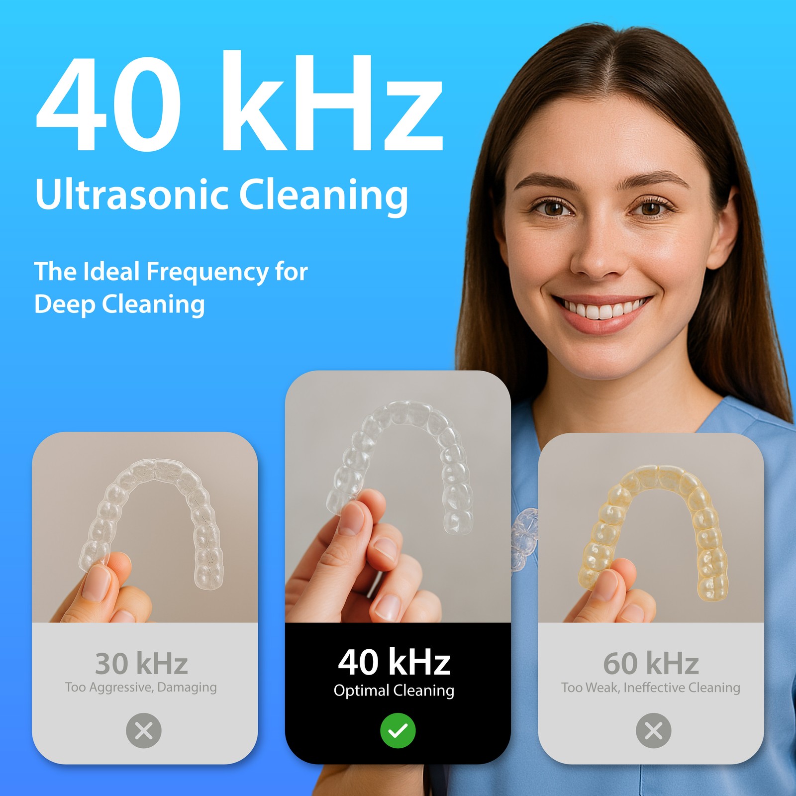 Magnasonic Ultrasonic Jewelry Cleaner Machine for Rings, Necklaces, Dentures