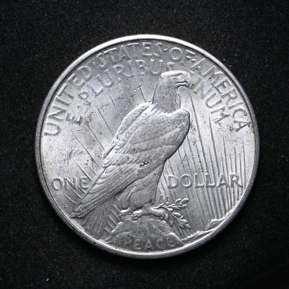 1922-S Peace Silver Dollar Bu (cn16185)