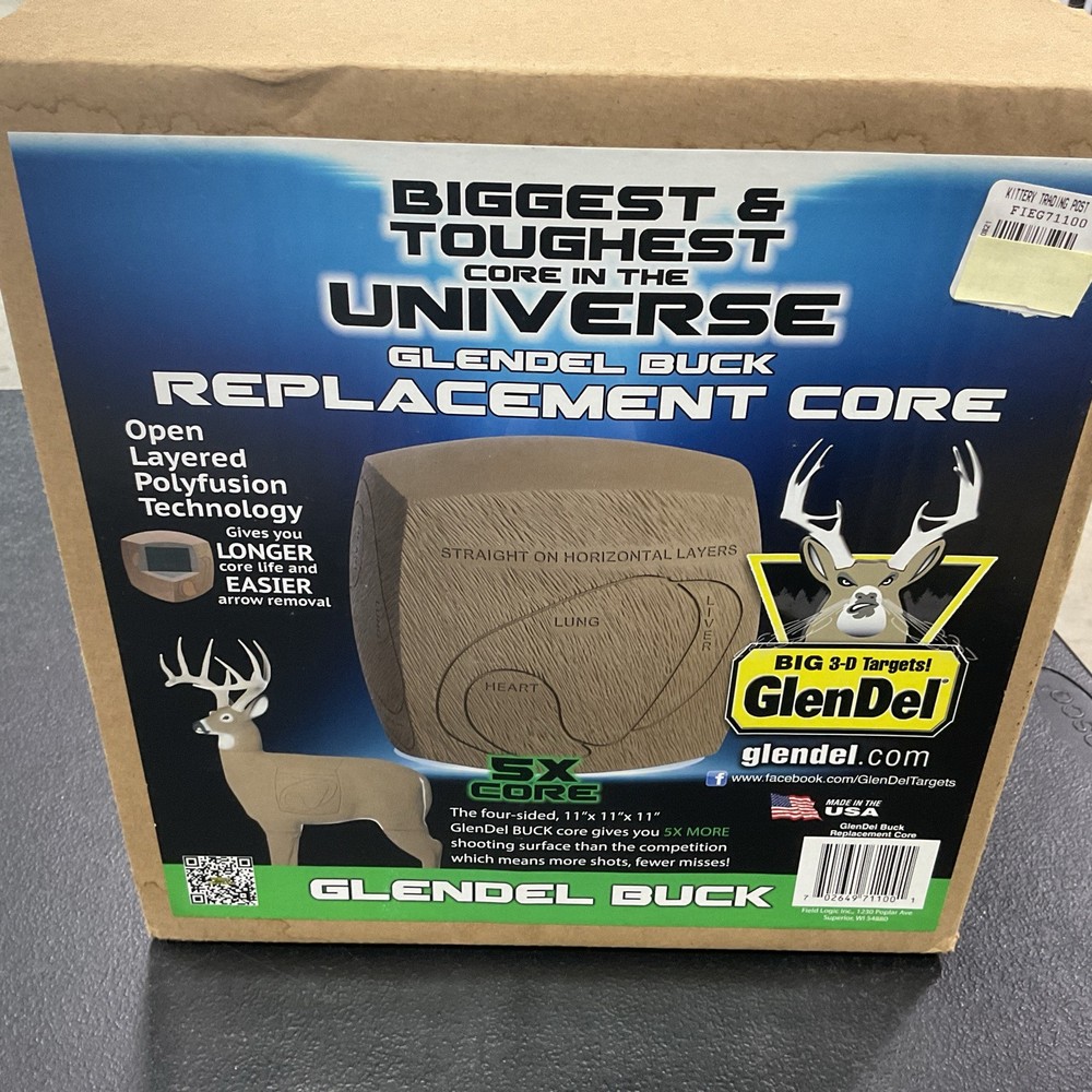 GlenDel Buck 3D Archery Target Replaceable Insert Core Brown, (Core Only)