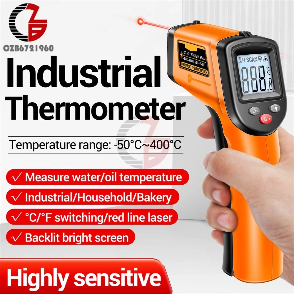 LCD Digital Non-contact Laser IR Infrared Thermometer Temp Meter Temperature Gun
