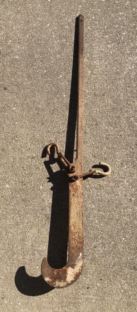 Antique Primitive Cotton Scale balance beam