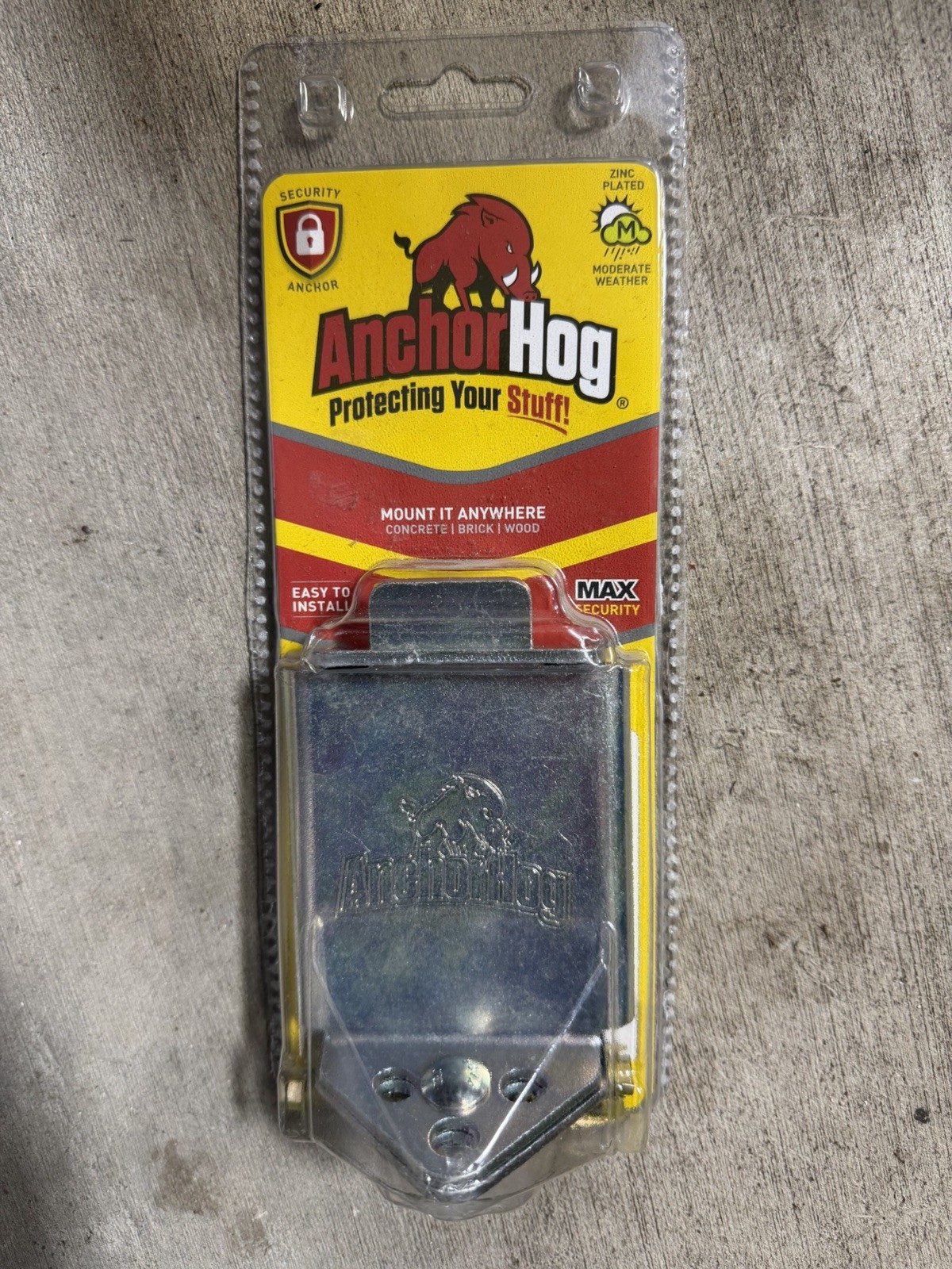Anchor Hog Security Anchor Steel Security anchor Zinc plated
