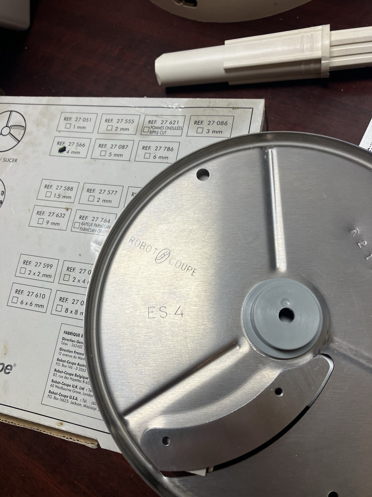 Robo Coupe 100 / W Attachments and Manual Made In France