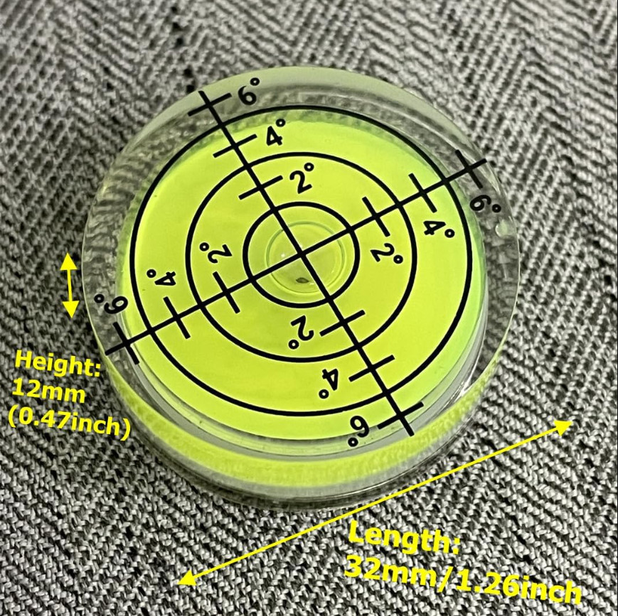 5PCS Scope Mount Leveling Kit Magnetic Gunsmith Tool Rifle Bubble Level Set