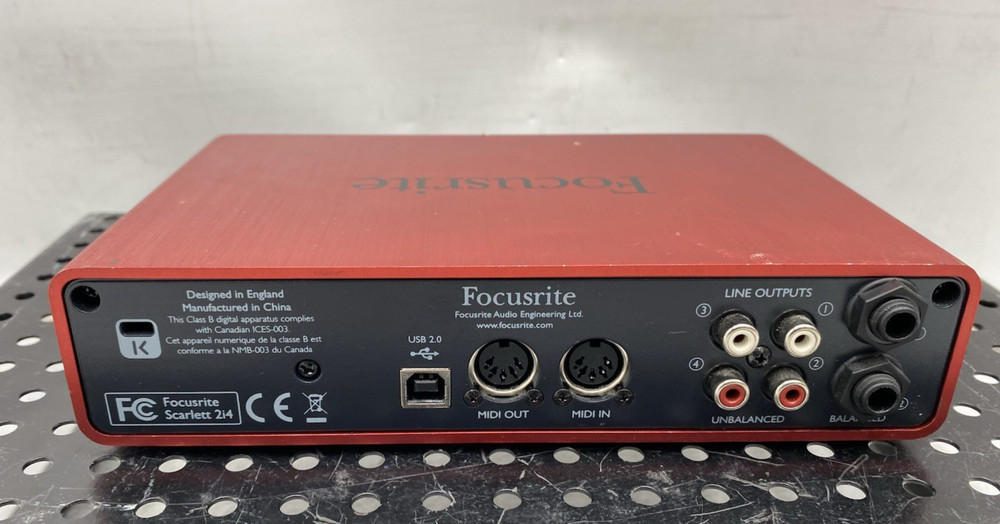 Focusrite NEMKO MOSC0004 Scarlett Channels USB Audio Interface