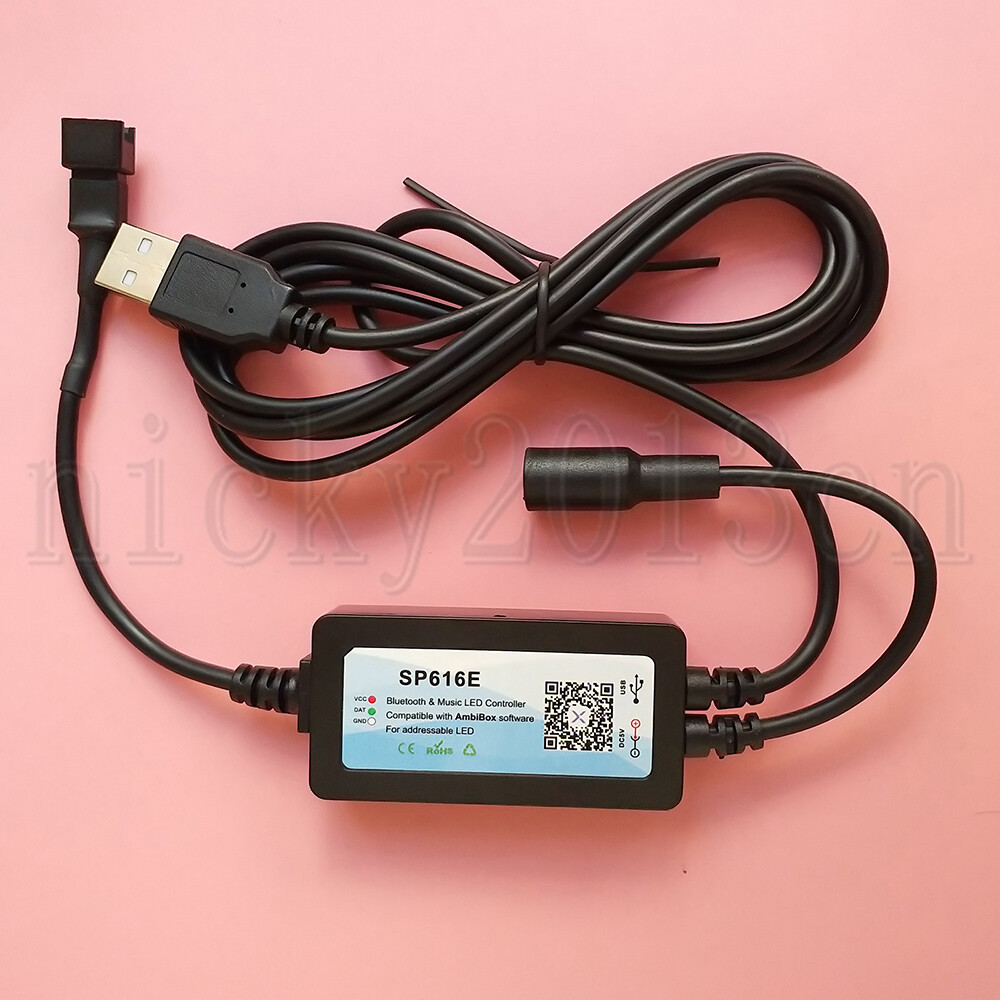 SP616E Music Bluetooth App Controller AmbiBox USB for PC Addresaable LED Pixel