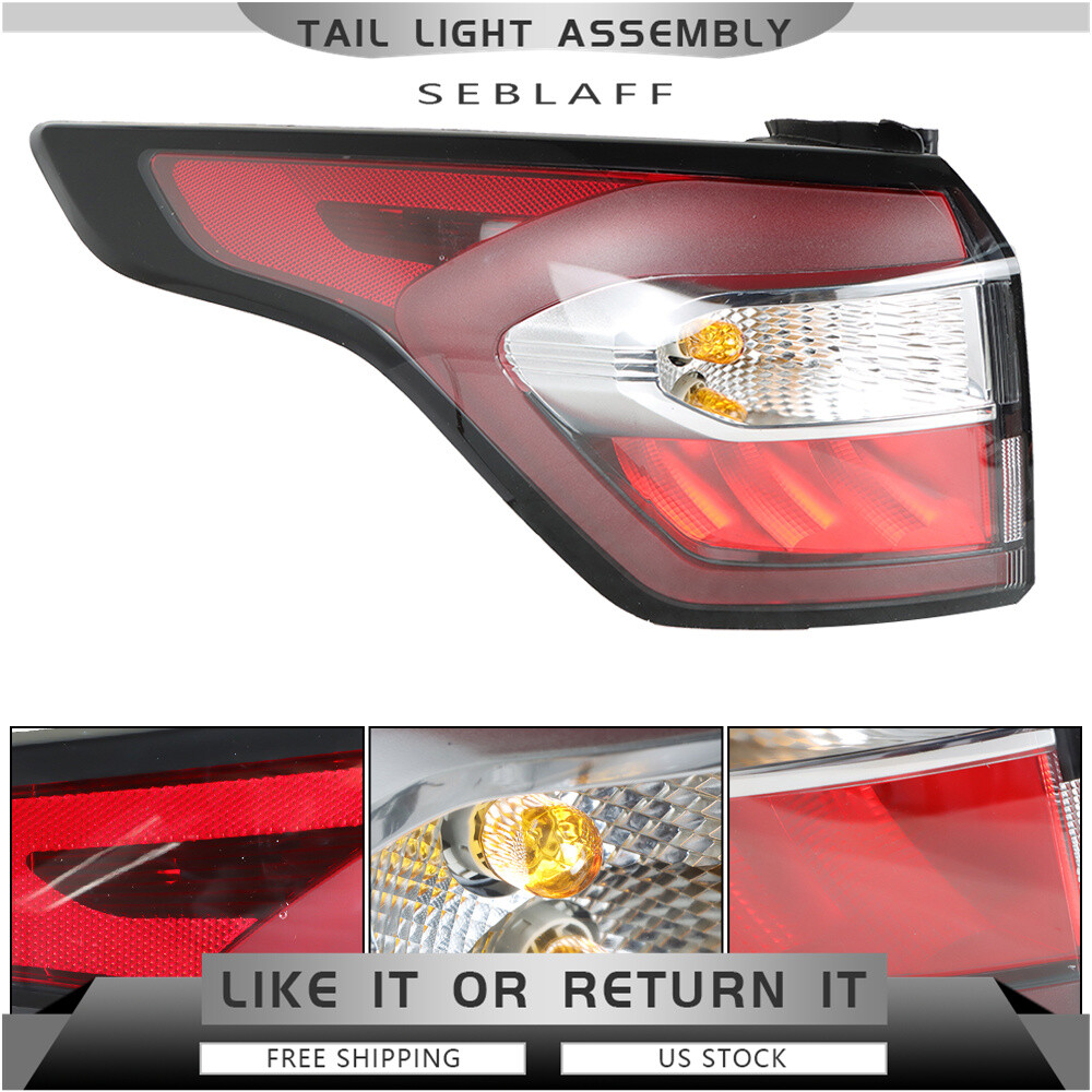 For 2017-2019 Ford Escape Kuga Left Side Outer Tail Light Brake Lamp Assembly