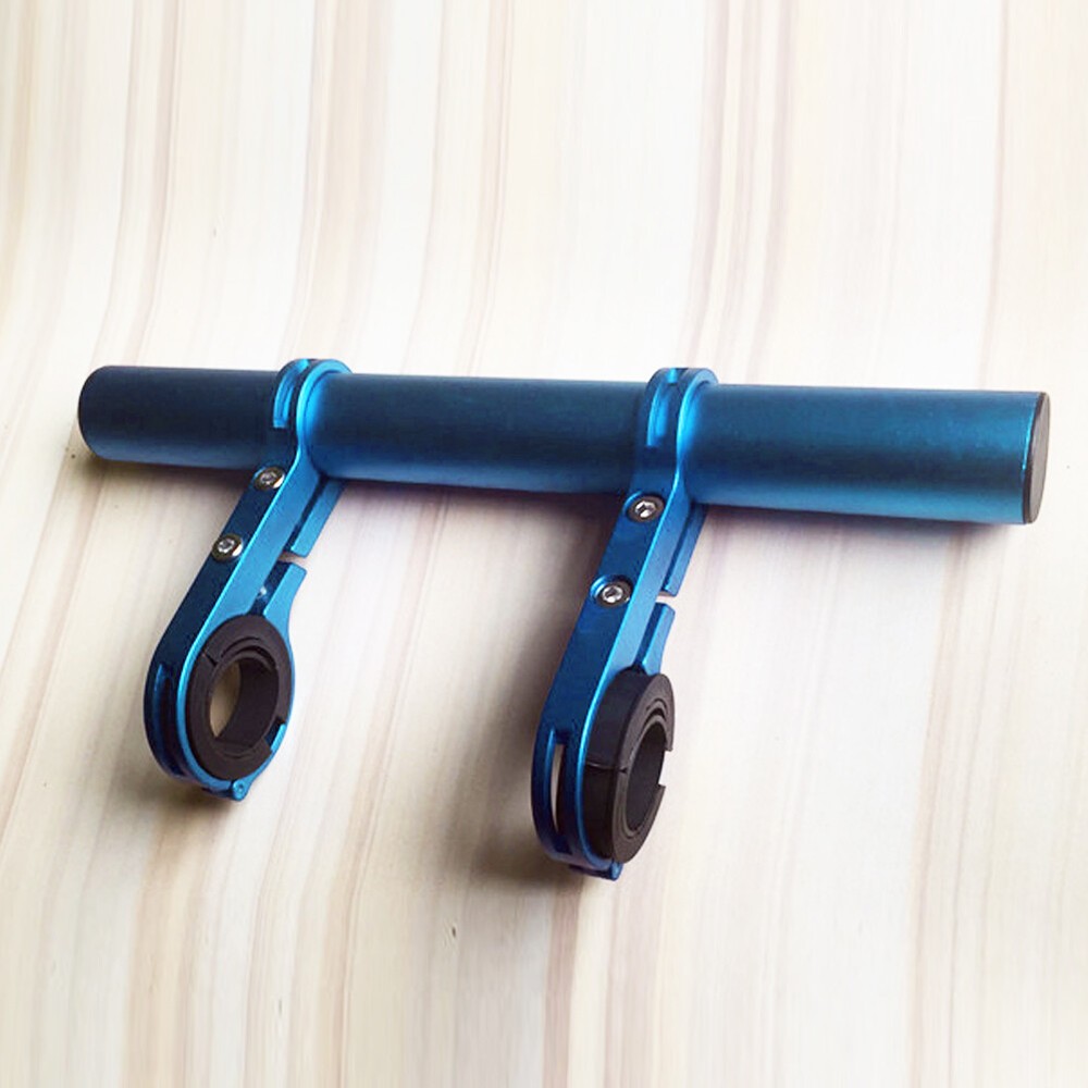 (blue Double BracketBicycle Handlebar Extension Frame Extend Bracket Bike L CH