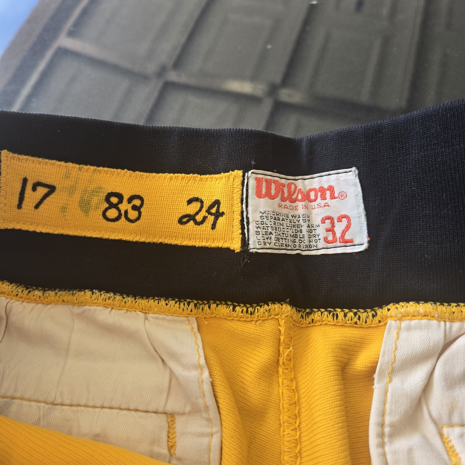 1983 Pittsburgh Pirates Game Issued Baseball Pants nunber 17 Lee Lacy