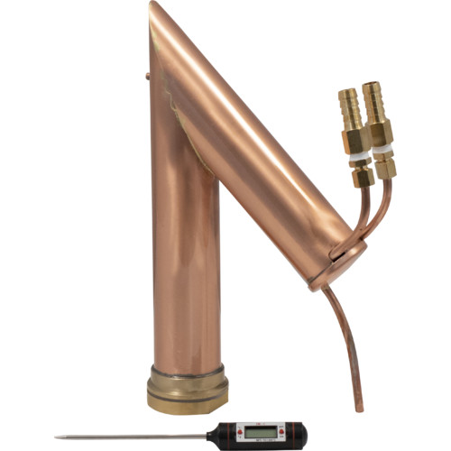 Copper Pot Still Top - fits Brewzilla, Grainfather,