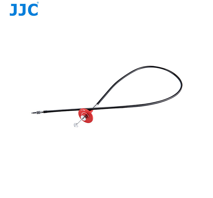 JJC TCR-40R Red/ Black 40cm Premier Threaded Mechanical Cable Release